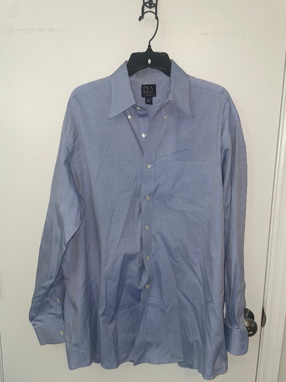 Blue JoS A Bank Button up Shirt Size L